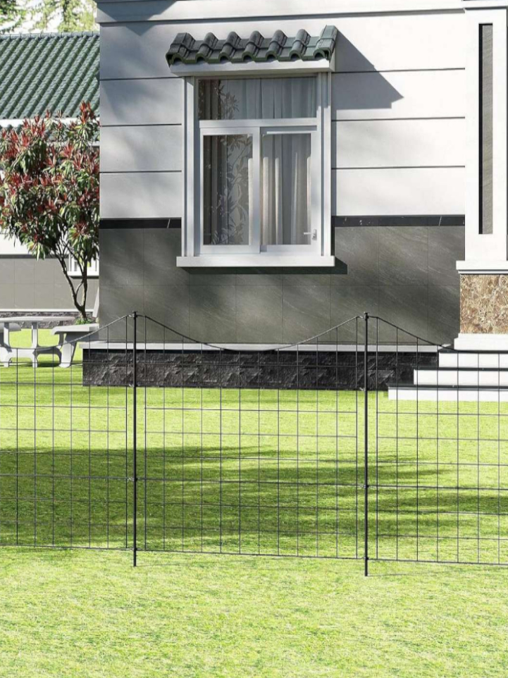 10er Set Teichzaun